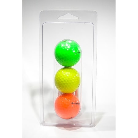 Visipak Thermoform-CLAMSHELL-#103-LARGE-0.015-PVC-CLEAR-LARGE 3 BALL-DOUBLE HANG HOLE, 500PK 103-LARGETF